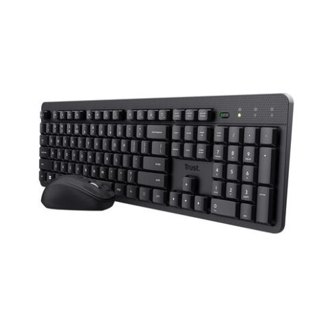 Trust Ody II clavier Souris incluse Bureau RF sans fil AZERTY Belge Noir