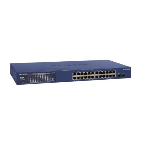 NETGEAR GS724TP-300EUS network switch Blauw