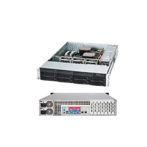 Supermicro 825TQC-R802LPB Rack Zwart 800 W