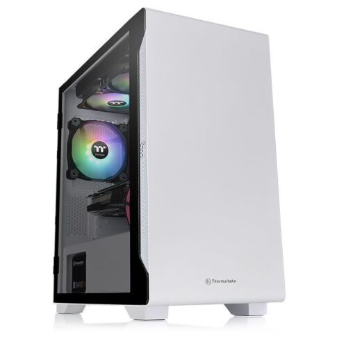 Thermaltake S100 Tempered Glass Snow Edition Micro Tower Wit