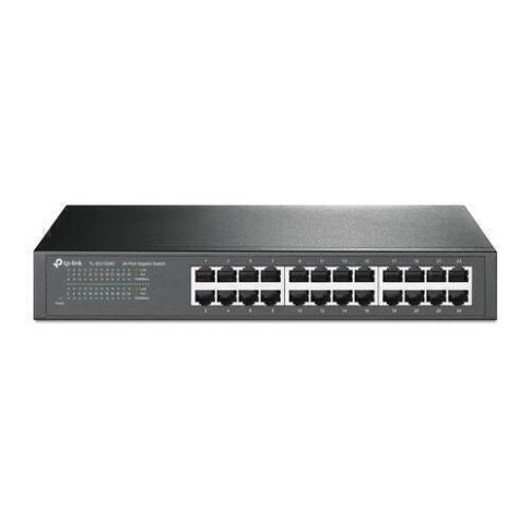 TP-LINK TL-SG1024D netwerk-switch Unmanaged Gigabit Ethernet (10/100/1000) Grijs