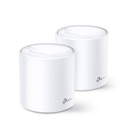 TP-Link Deco X20 (2-pack) Dual-band (2.4 GHz / 5 GHz) Wi-Fi 5 (802.11ac) White Internal