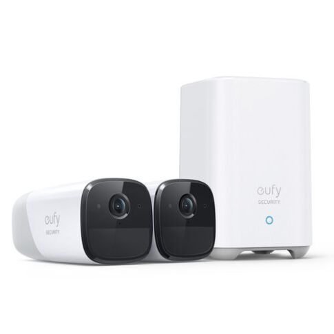 Eufy eufyCam 2 Pro Rond IP-beveiligingscamera Binnen & buiten 2048 x 1080 Pixels Muur