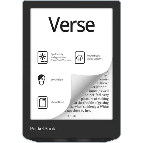 PocketBook Verse e-book reader 8 GB Wi-Fi Black, Blue 512MB RAM