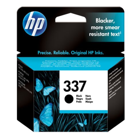 HP 337 Druckpatrone Schwarz mit Vivera-Tinte ink cartridge Zwart