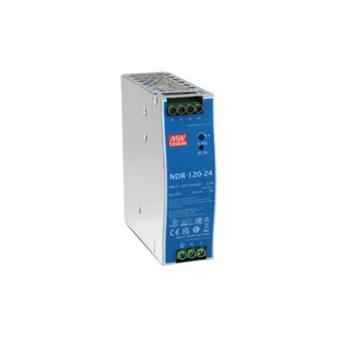 LevelOne POW-2442 power supply unit 120 W Blauw, Zilver