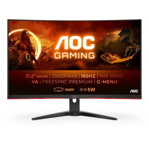 AOC G2 CQ32G2SE/BK LED display 32 Inch Zwart