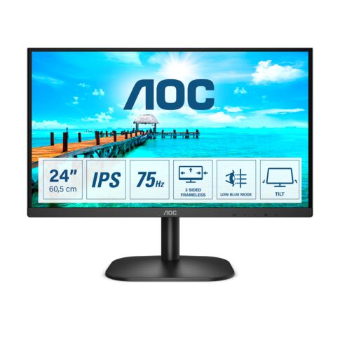 AOC B2 24B2XDA LED display 60,5 cm (23.8 inch) 1920 x 1080 Pixels Full HD Zwart