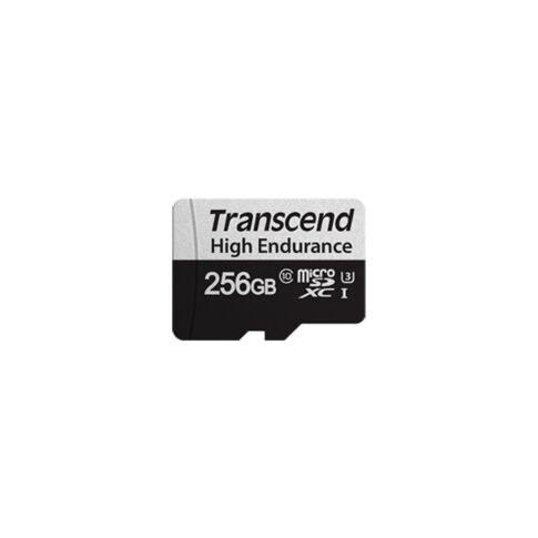 Transcend 350V 256 GB MicroSDXC Klasse 10 Zwart TS256GUSD350V