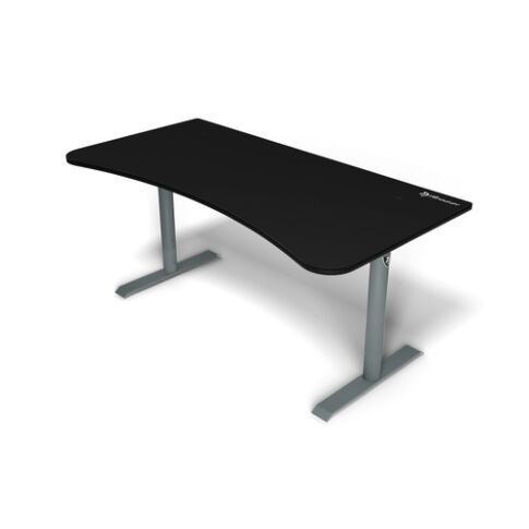 Arozzi Arena Gaming Desk - Frozen Grey Black Bu