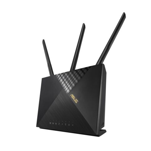 ASUS 4G-AX56 wireless router Gigabit Ethernet Dual-band (2.4 GHz / 5 GHz) Zwart