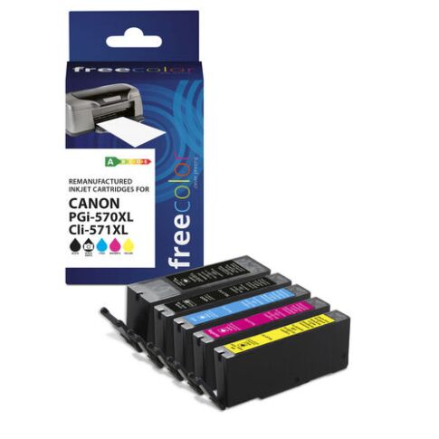 Freecolor K10519F7 ink cartridge 11 ml Zwart, Cyaan, Magenta, Geel