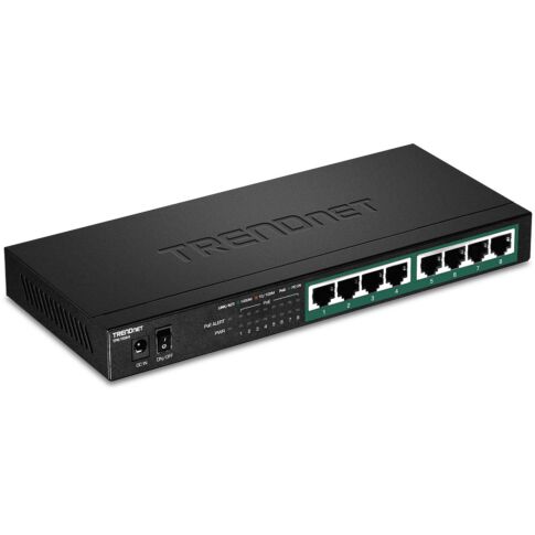 Trendnet TPE-TG84 netwerk-switch Unmanaged Gigabit Ethernet (10/100/1000) PoE Zwart