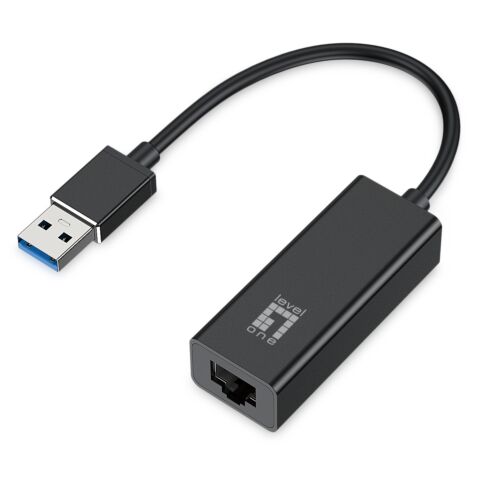 LevelOne USB-0401 netwerkkaart Ethernet 1000 Mbit/s Zwart