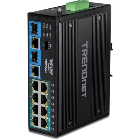 Trendnet TI-BG104 netwerk-switch Unmanaged Gigabit Ethernet (10/100/1000) PoE Zwart