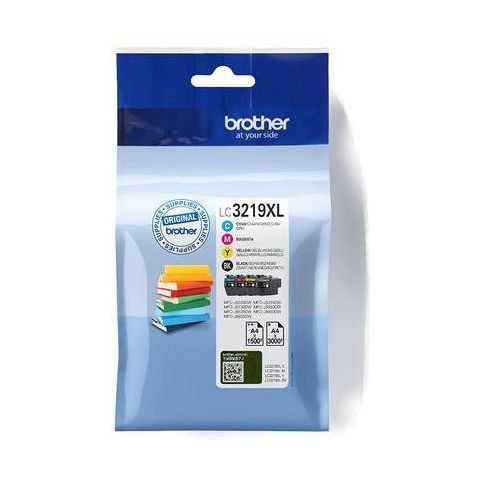 Brother LC3219XLVALBP inktcartridge 4 stuk(s) Origineel Zwart, Cyaan, Magenta, Geel