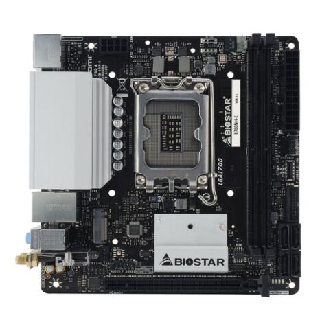 Biostar B760NH-E moederbord Intel B760 LGA 1700 mini ITX