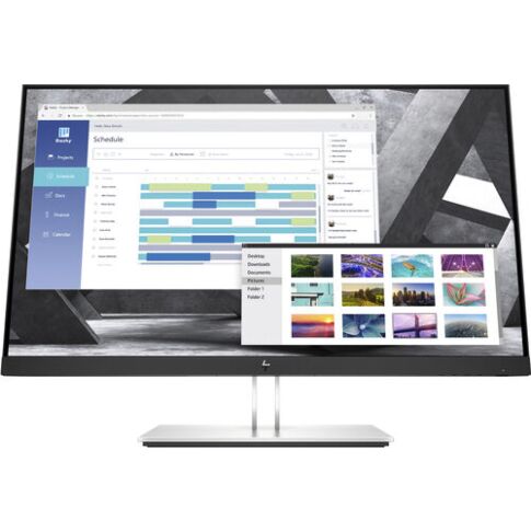 HP E-Series E27q G4 QHD computer monitor 27 Inch Black