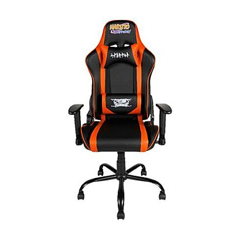 Konix Naruto Premium Gaming Chair PC-gamestoel Gecapitonneerde zitting Zwart, Oranje