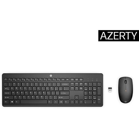 HP 230 Wireless Mouse and Keyboard Combo clavier Souris incluse RF sans fil Blanc