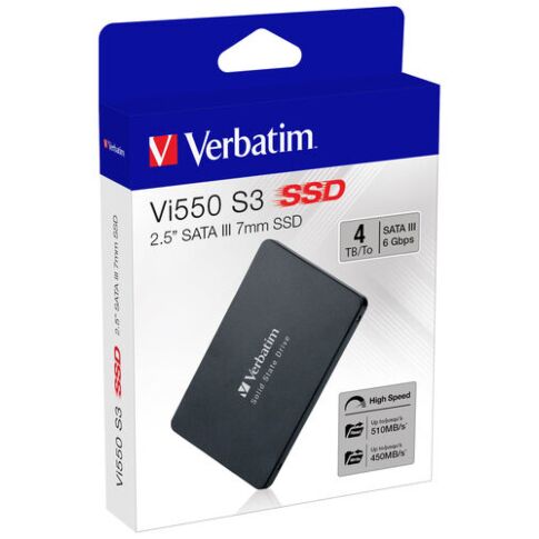 Verbatim Vi550 S3 4 TB 2.5 inch SATA III 3D NAND SSD