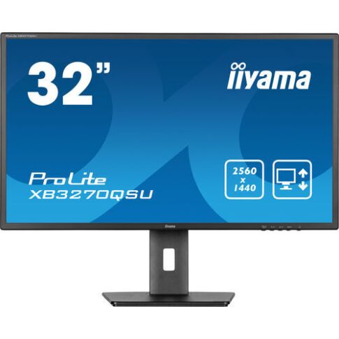 iiyama ProLite XB3270QSU-B1 computer monitor 32 Inch Zwart