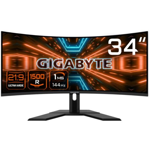 GIGABYTE G34WQC A computer monitor 34 Inch Zwart