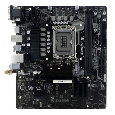 Biostar B760MX2-E moederbord Intel B760 LGA 1700 micro ATX