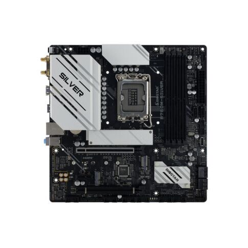 Biostar B760M-SILVER moederbord Intel B760 LGA 1700 micro ATX