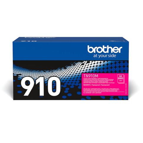 Brother TN-910M toner cartridge 1 stuk(s) Origineel Magenta Zwart